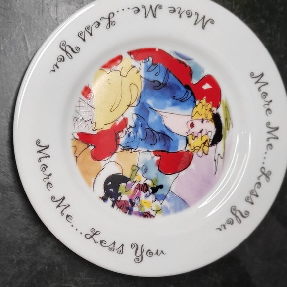 More me, less you plate - Picture 1 of 6